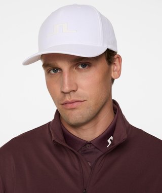 J.Lindeberg Heath Herren Cap, weiss