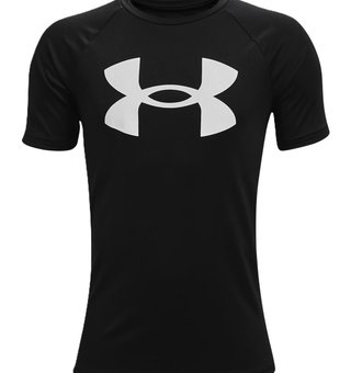 Under Armour Tech Big Logo Junior T-shirt, schwarz