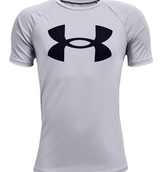 Under Armour Tech Big Logo Junior T-shirt, grau