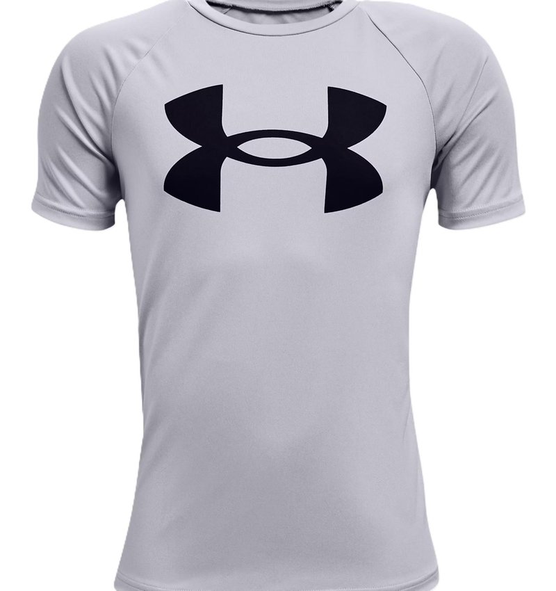Under Armour Tech Big Logo Junior T-shirt, grau