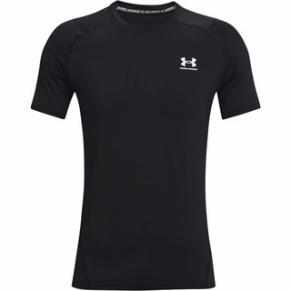 Under Armour HG Fitted SS Herren T-Shirt, schwarz