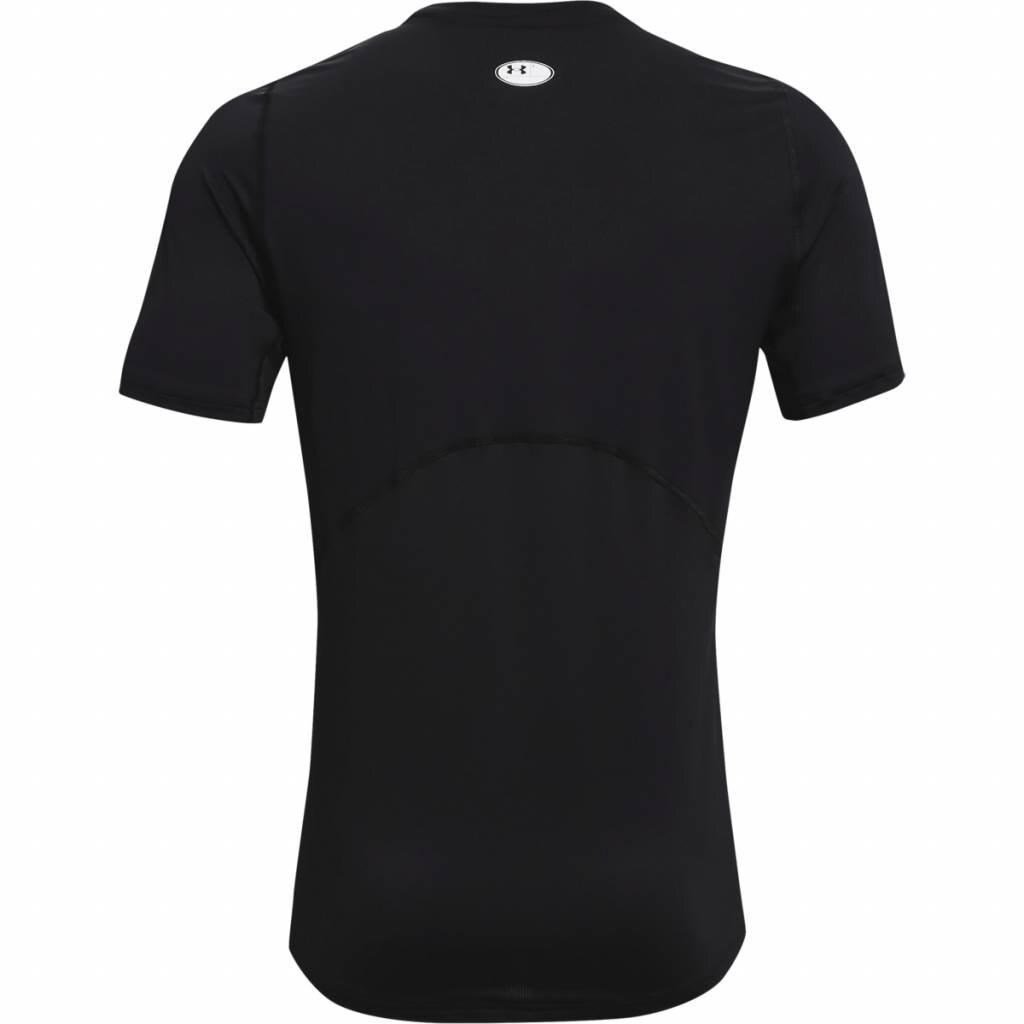 Under Armour HG Fitted SS Herren T-Shirt, schwarz