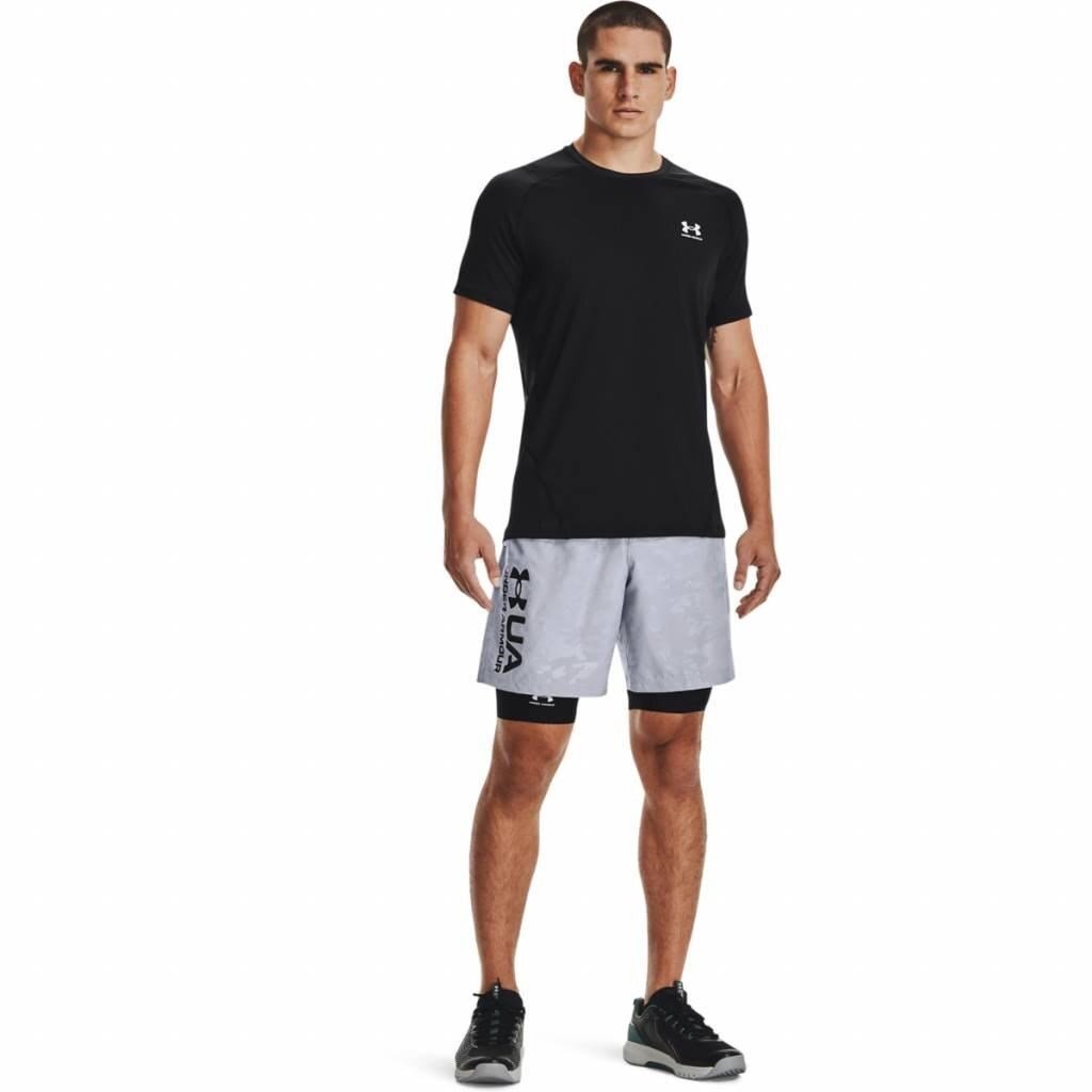 Under Armour HG Fitted SS Herren T-Shirt, schwarz