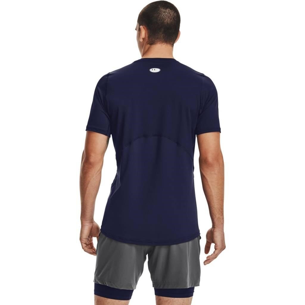 Under Armour HG Fitted SS Herren T-Shirt, dunkelblau