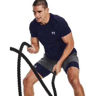 Under Armour HG Fitted SS Herren T-Shirt, dunkelblau