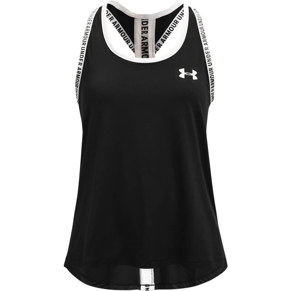 Under Armour Knockout Tank Mädchen-Top, schwarz