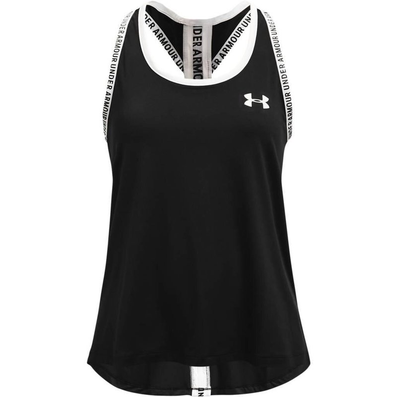 Under Armour Knockout Tank Mädchen-Top, schwarz