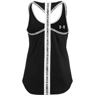 Under Armour Knockout Tank Mädchen-Top, schwarz