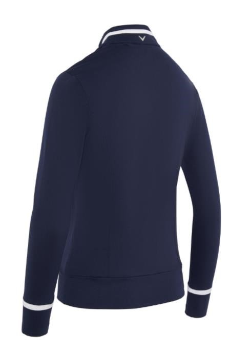 Callaway Thermal Long Sleeve Colourblock Damen Poloshirt, dunkelblau