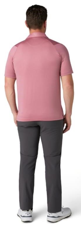Callaway Swing Tech Tour Fit Solid Herren Poloshirt, mesa rose