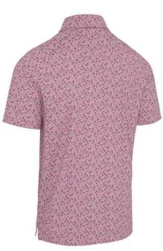 Callaway Novelty Confetti Print Herren Poloshirt, mesa rose
