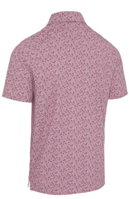 Callaway Novelty Confetti Print Herren Poloshirt, mesa rose