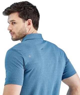 PING Geo Camo Herren Poloshirt, blue fusion multi