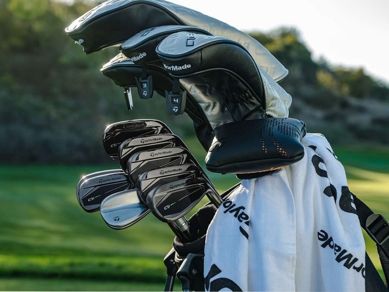 TaylorMade Qi Gunmetal Edition Herren Eisen, Stahl