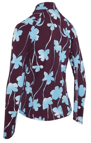 Callaway Stemmed Floral Sun Protection Damen Top, potent purple