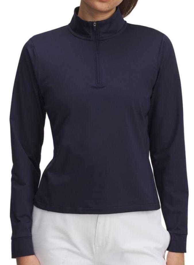 Under Armour Drive 1/4 Zip Damen Sweatshirt, midnight navy