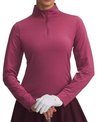Under Armour Drive 1/4 Zip Damen Sweatshirt, fuchsia dark