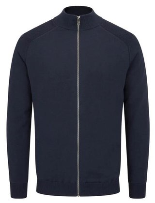 Ping Murphy Lined full zip męski sweter, dunkelblau