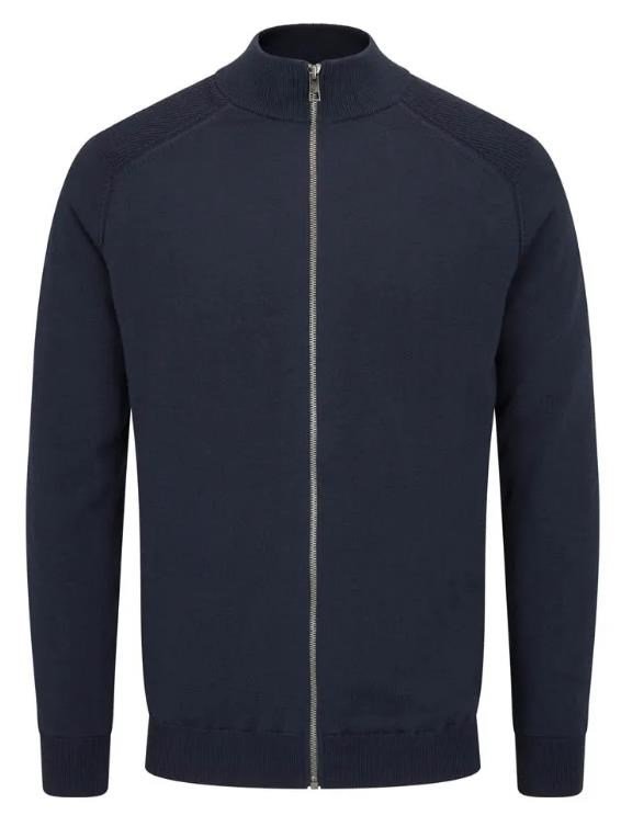Ping Murphy Lined full zip męski sweter, dunkelblau