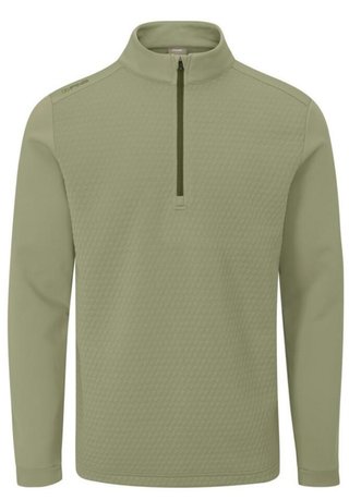 Ping Nolan Quarter Zip Fleece Herren Sweatshirt, lichen