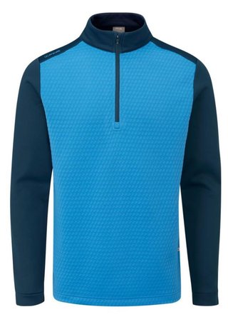 Ping Nolan Quarter Zip Fleece Herren Sweatshirt, blau