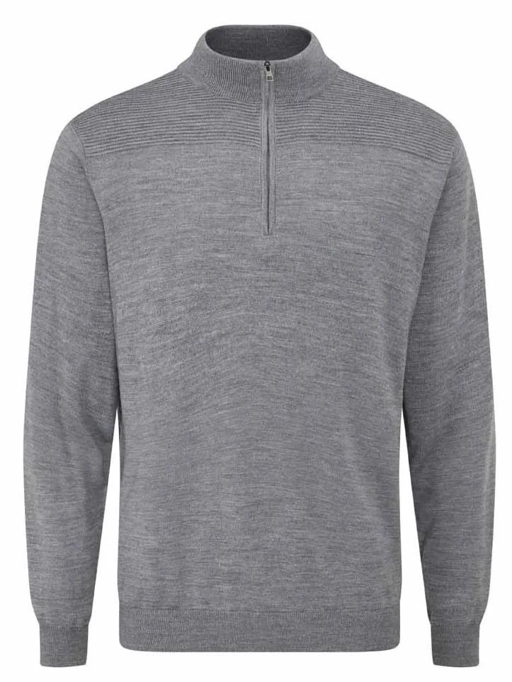 Ping Dorset Quarter zip męski sweter, grau