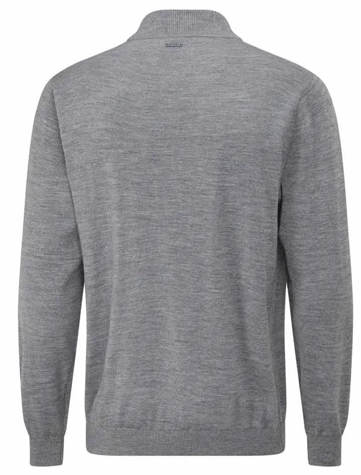 Ping Dorset Quarter zip męski sweter, grau