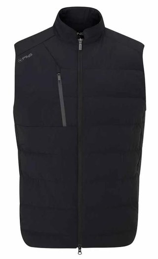 Ping Norse Cocoon insulated PrimaLoft® Herren Weste, schwarz
