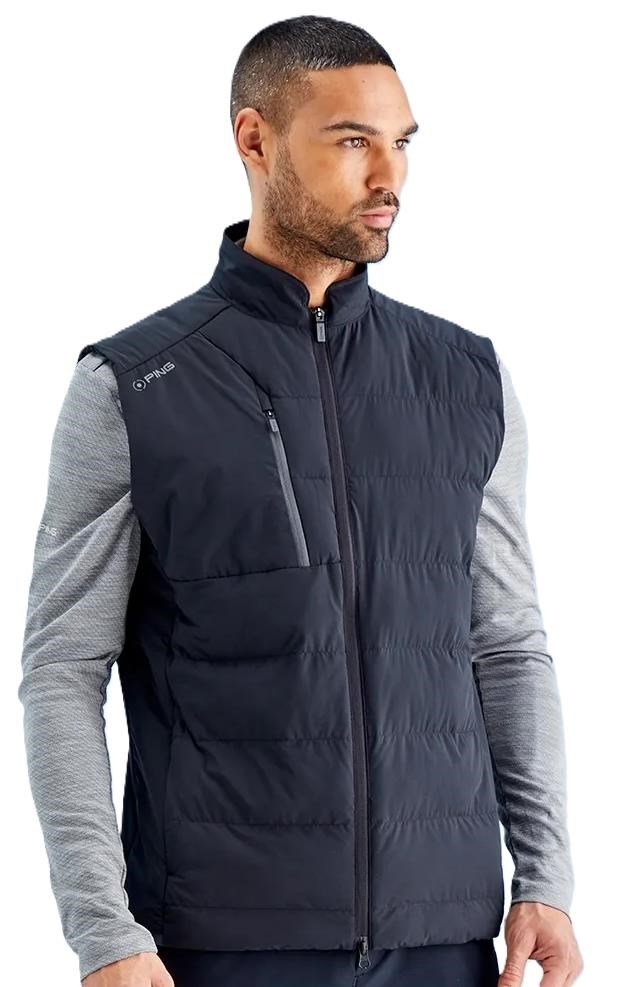 Ping Norse Cocoon insulated PrimaLoft® Herren Weste, schwarz