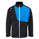 PING Impervious Waterproof Herren Jacke, schwarz/brilliant blue