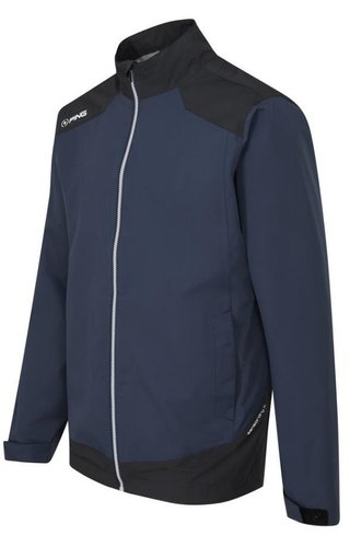 Ping AquaDrive Waterproof Wasserdichte Herrenjacke, oxford blue/black