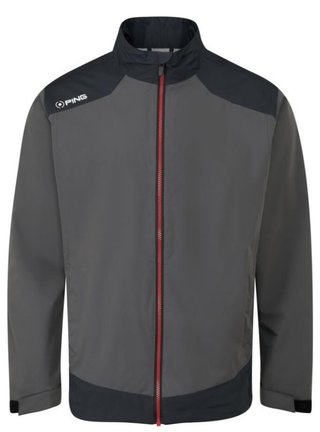 Ping AquaDrive Waterproof Wasserdichte Herrenjacke, schwarz/asphalt