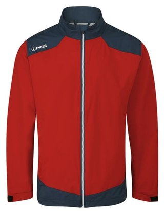 Ping AquaDrive Waterproof Wasserdichte Herrenjacke, classic red/oxford blue