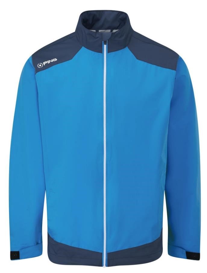 PING AquaDrive Waterproof Herren Jacke, brilliant blue/oxford blue
