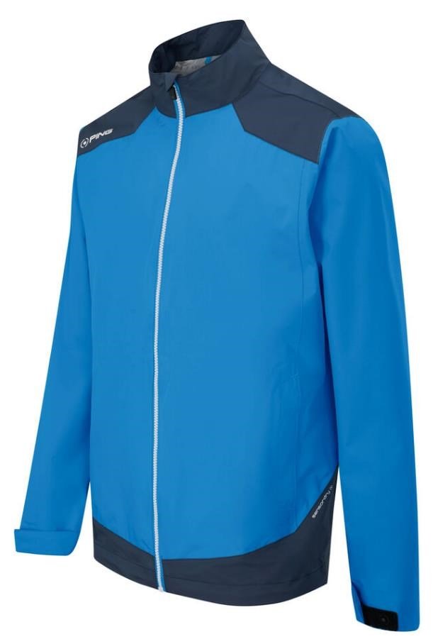 PING AquaDrive Waterproof Herren Jacke, brilliant blue/oxford blue