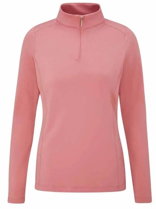 PING Aveline Half Zip Damen Poloshirt, muted pink