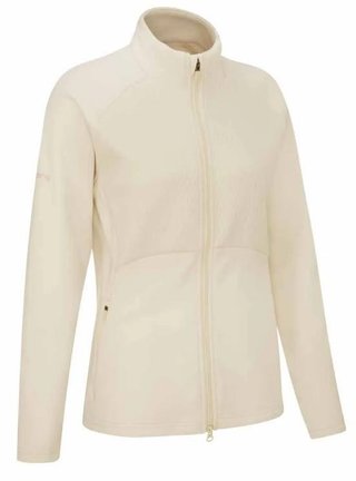 Ping Catherine Full zip fleece Damen Poloshirt, chalk