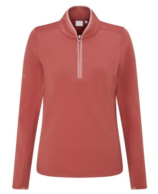 Ping Abigale Performance FleeceDamen Poloshirt, rosa