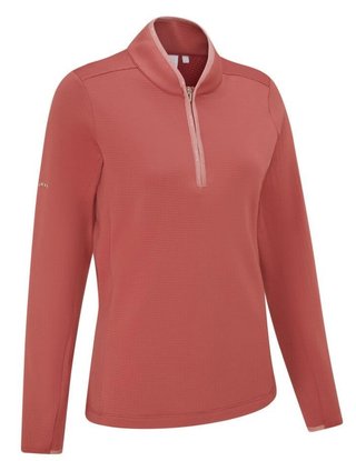 Ping Abigale Performance FleeceDamen Poloshirt, rosa