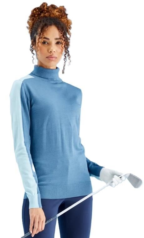 Ping Lockett Roll neck Damen Pullover, blue fusion/crystal blue