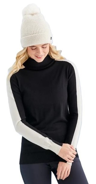 Ping Lockett Roll neck Damen Pullover, black/chalk
