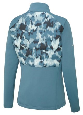 Ping Clare Zoned fleece Damenjacke, blue fusion/navy multi