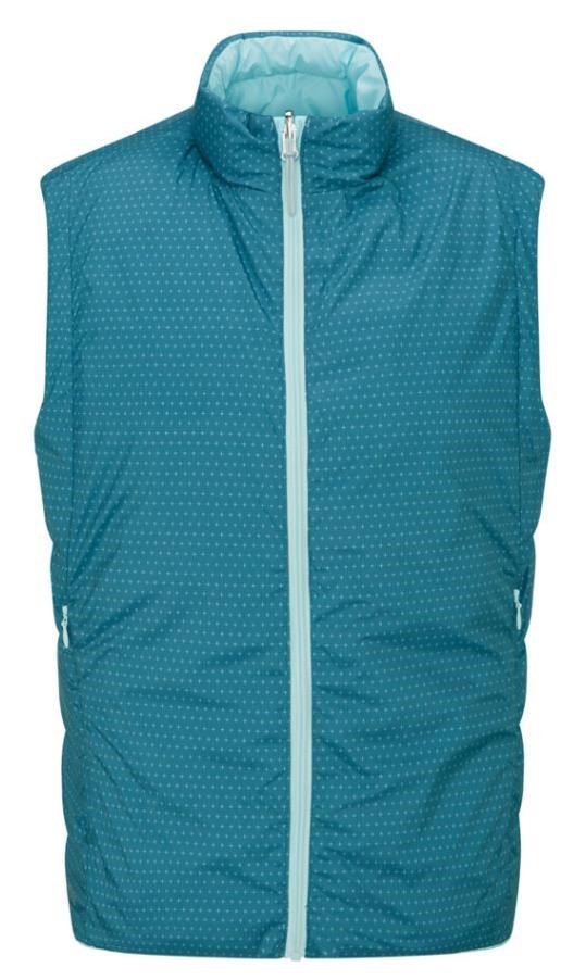 Ping Samantha Clo® insulated reversible Damen Weste, opal/blue fusion multi