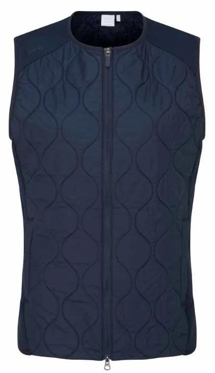 Ping Seren insulated collarless Damen Weste, dunkelblau