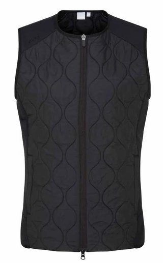 Ping Seren insulated collarless Damen Weste, schwarz