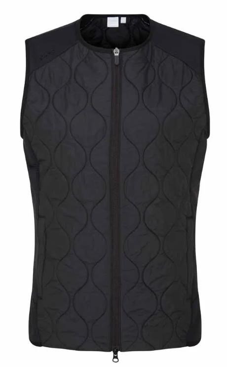 Ping Seren insulated collarless Damen Weste, schwarz