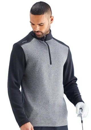 Ping Ramsey Herren Sweatshirt, black marl/black