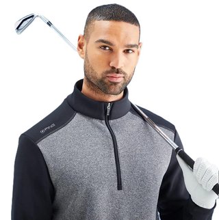 Ping Ramsey Herren Sweatshirt, black marl/black