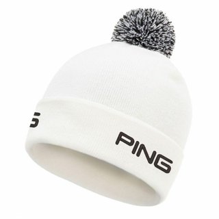 PING Cresting Knit Herren Wintermütze, weiss