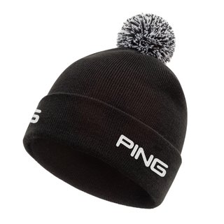 PING Cresting Knit Herren Wintermütze, schwarz